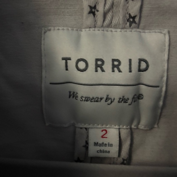 Torrid Women’s Collarless Moto Style Jacket - Picture 5 of 7